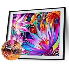 Charger l&#39;image dans la galerie, Fleur - peinture en diamant complet - 30x40cm
