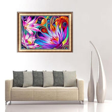 Charger l&#39;image dans la galerie, Fleur - peinture en diamant complet - 30x40cm
