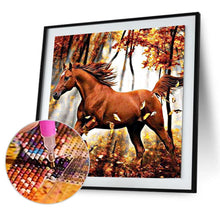 Charger l&#39;image dans la galerie, Cheval - peinture en diamant complet - 30x30cm
