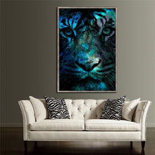 Charger l&#39;image dans la galerie, Tiger - diamant rond complet - 25x35cm
