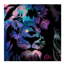 Charger l&#39;image dans la galerie, Lion - diamant rond complet - 30x30cm
