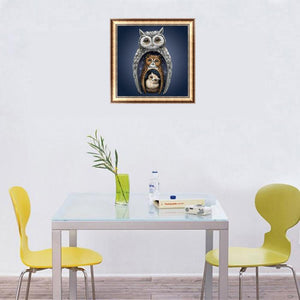 Aigle - peinture en diamant complet - 30x30cm