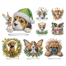 Charger l&#39;image dans la galerie, Dog-Single Side Drill-Diamond Desktop Ornament
