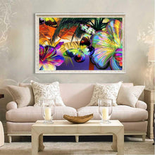 Charger l&#39;image dans la galerie, Papillon - diamant rond complet - 30x40cm
