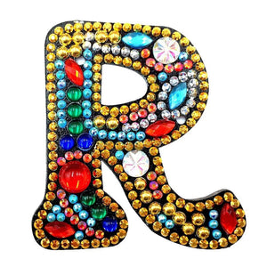 26 lettres anglaises double face - Porte-clés DIY Craft