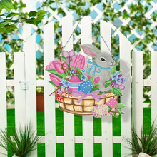 Charger l&#39;image dans la galerie, Panier de lapin de Pâques - étiquettes de bricolage
