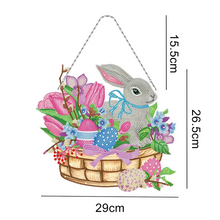 Charger l&#39;image dans la galerie, Panier de lapin de Pâques - étiquettes de bricolage
