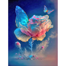 Charger l&#39;image dans la galerie, Rose - peinture au diamant de forage 30*40cm
