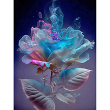 Charger l&#39;image dans la galerie, Rose - peinture au diamant de forage 30*40cm
