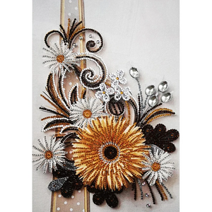 Quilling Papier Fleurs Partielle Spécial Forme 30*40