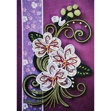 Charger l&#39;image dans la galerie, Quilling Papier Fleurs Partielle Spécial Forme 30*40
