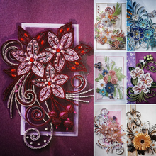 Charger l&#39;image dans la galerie, Quilling Papier Fleurs Partielle Spécial Forme 30*40
