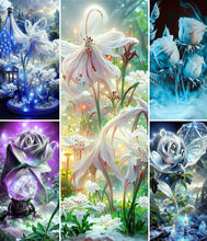 Charger l&#39;image dans la galerie, fleur de rêve-Vollbild Diamond Painting-40x70cm
