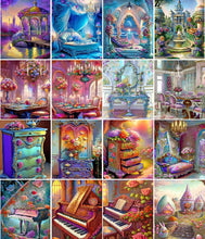 Charger l&#39;image dans la galerie, Meubles antiques-tour complet Diamond Painting-30x40cm
