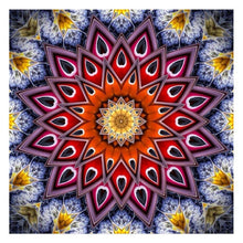 Charger l&#39;image dans la galerie, Symétrique - diamant rond complet - 30x30cm
