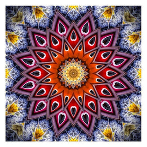 Symétrique - diamant rond complet - 30x30cm