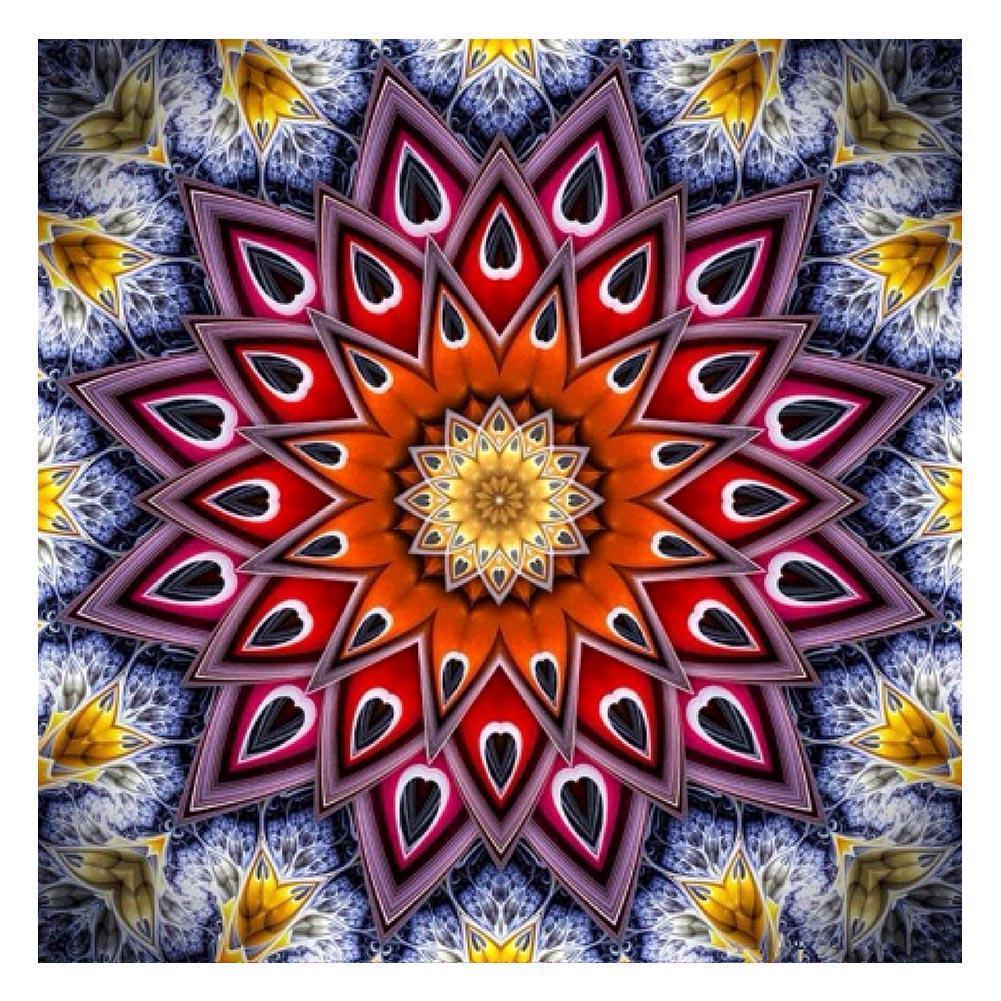 Symétrique - diamant rond complet - 30x30cm