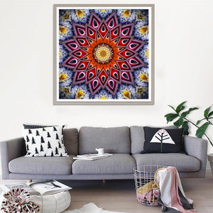 Symétrique - diamant rond complet - 30x30cm