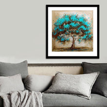 Charger l&#39;image dans la galerie, Arbre luxuriant - diamant rond complet - 30x30cm
