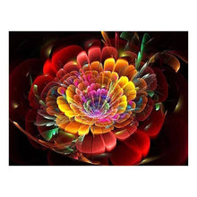 Charger l&#39;image dans la galerie, Point de fleur fluorescent - diamant rond complet - 30x40cm
