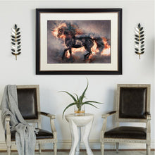 Charger l&#39;image dans la galerie, Cheval - diamant rond complet - 40x30cm
