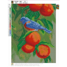 Charger l&#39;image dans la galerie, Oiseau d’arbre - diamant rond complet - 35x45cm
