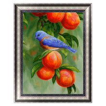 Charger l&#39;image dans la galerie, Oiseau d’arbre - diamant rond complet - 35x45cm
