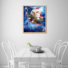 Charger l&#39;image dans la galerie, Aigle - diamant rond complet - 30x35cm
