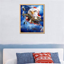 Charger l&#39;image dans la galerie, Aigle - diamant rond complet - 30x35cm
