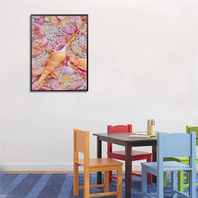 Charger l&#39;image dans la galerie, Conque - diamant rond complet - 30x40cm
