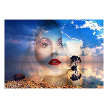 Charger l&#39;image dans la galerie, Femmes - diamant rond complet - 40x30cm
