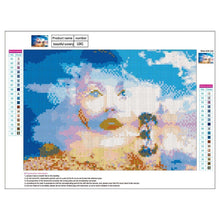 Charger l&#39;image dans la galerie, Femmes - diamant rond complet - 40x30cm
