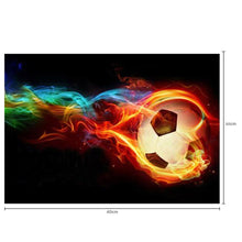 Charger l&#39;image dans la galerie, Football - diamant rond complet - 30x40cm
