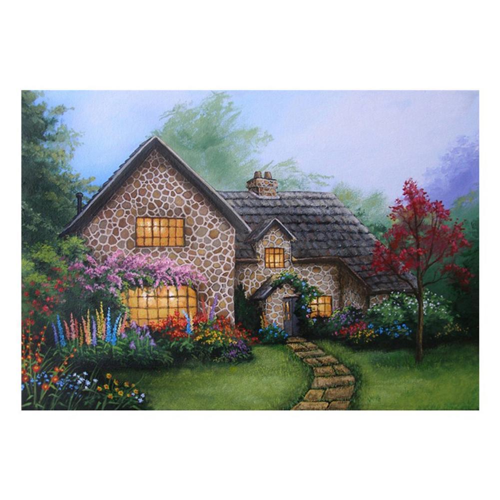 Décor - diamant rond complet - 30x25cm