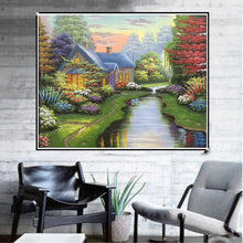 Charger l&#39;image dans la galerie, Décor - diamant rond complet - 30x25cm
