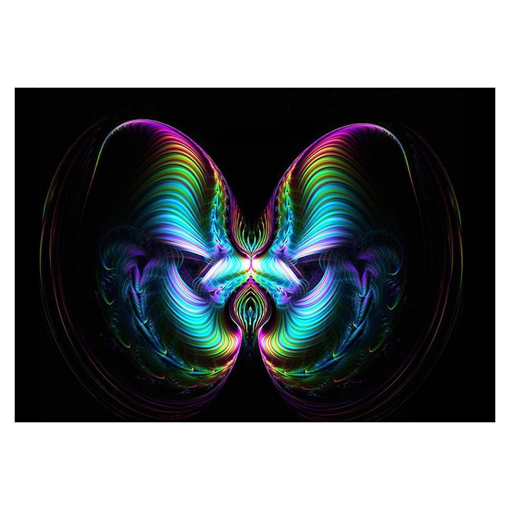 Papillon de rêve - diamant rond complet - 30x40cm