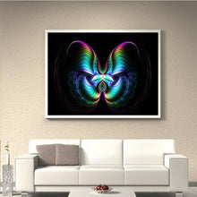 Charger l&#39;image dans la galerie, Papillon de rêve - diamant rond complet - 30x40cm
