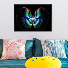 Charger l&#39;image dans la galerie, Papillon de rêve - diamant rond complet - 30x40cm
