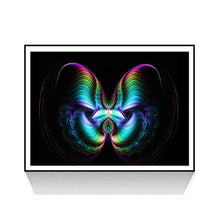 Charger l&#39;image dans la galerie, Papillon de rêve - diamant rond complet - 30x40cm
