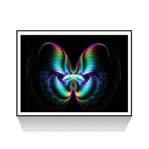 Papillon de rêve - diamant rond complet - 30x40cm