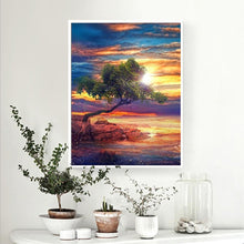 Charger l&#39;image dans la galerie, Arbre - diamant rond complet - 25x35cm
