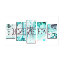 Charger l&#39;image dans la galerie, 5pcs/set sweet home - peinture en diamant ronde - 95x45cm
