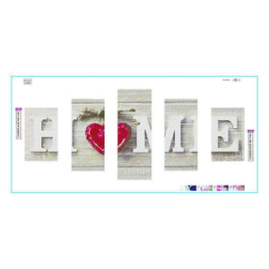 Love ?kit - diamant rond complet - 95x45cm