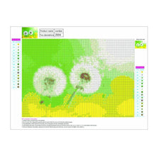 Charger l&#39;image dans la galerie, Pissenlit - diamant rond complet - 40x30cm
