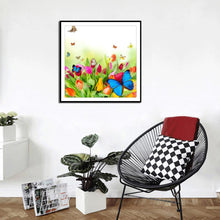 Charger l&#39;image dans la galerie, Papillon - diamant rond complet - 30x30cm
