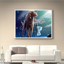 Charger l&#39;image dans la galerie, Gardien - diamant rond complet - 40x30cm
