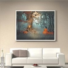 Charger l&#39;image dans la galerie, Halloween - diamant rond complet - 40x30cm
