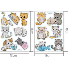 Charger l&#39;image dans la galerie, 2pcs dessin animé bricolage diamant dessin autocollant
