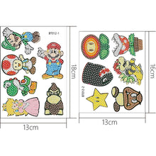 Charger l&#39;image dans la galerie, 2pcs dessin animé bricolage diamant dessin autocollant
