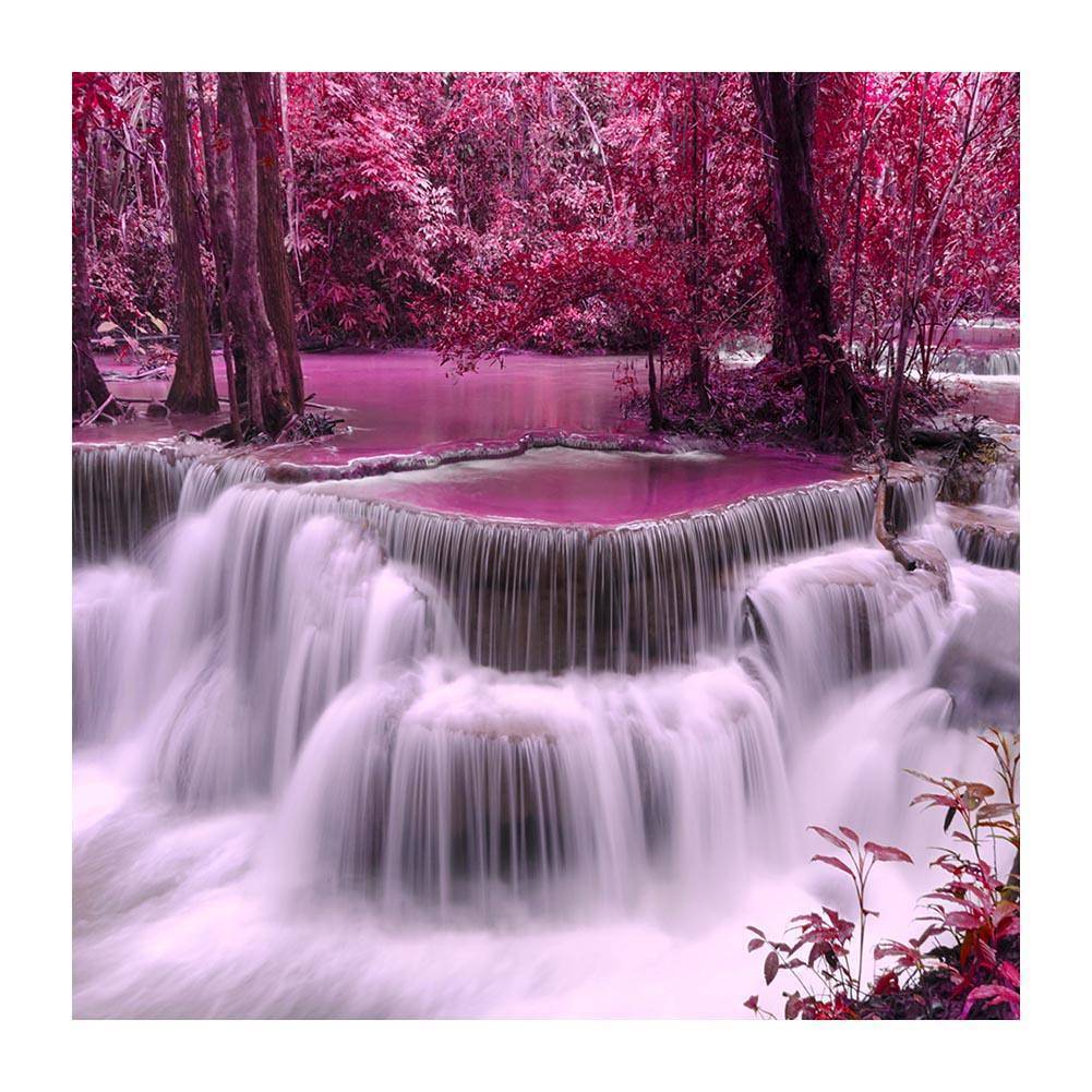 Chute d’eau - diamant rond complet - 30x30cm